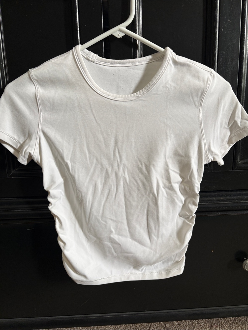 lululemon athletica White Short-Sleeve Crewneck Tee